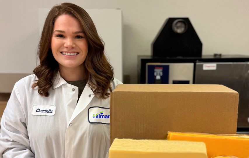 Chantelle Coelho, cheese technical manager at Hilmar